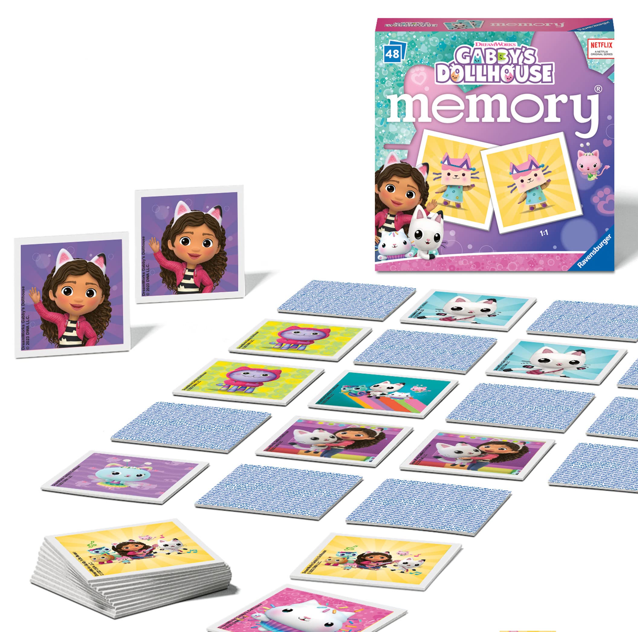 Foto 2 pulgar | Juego de Memoria Ravensburger Gabbys Dollhouse- Venta Internacional