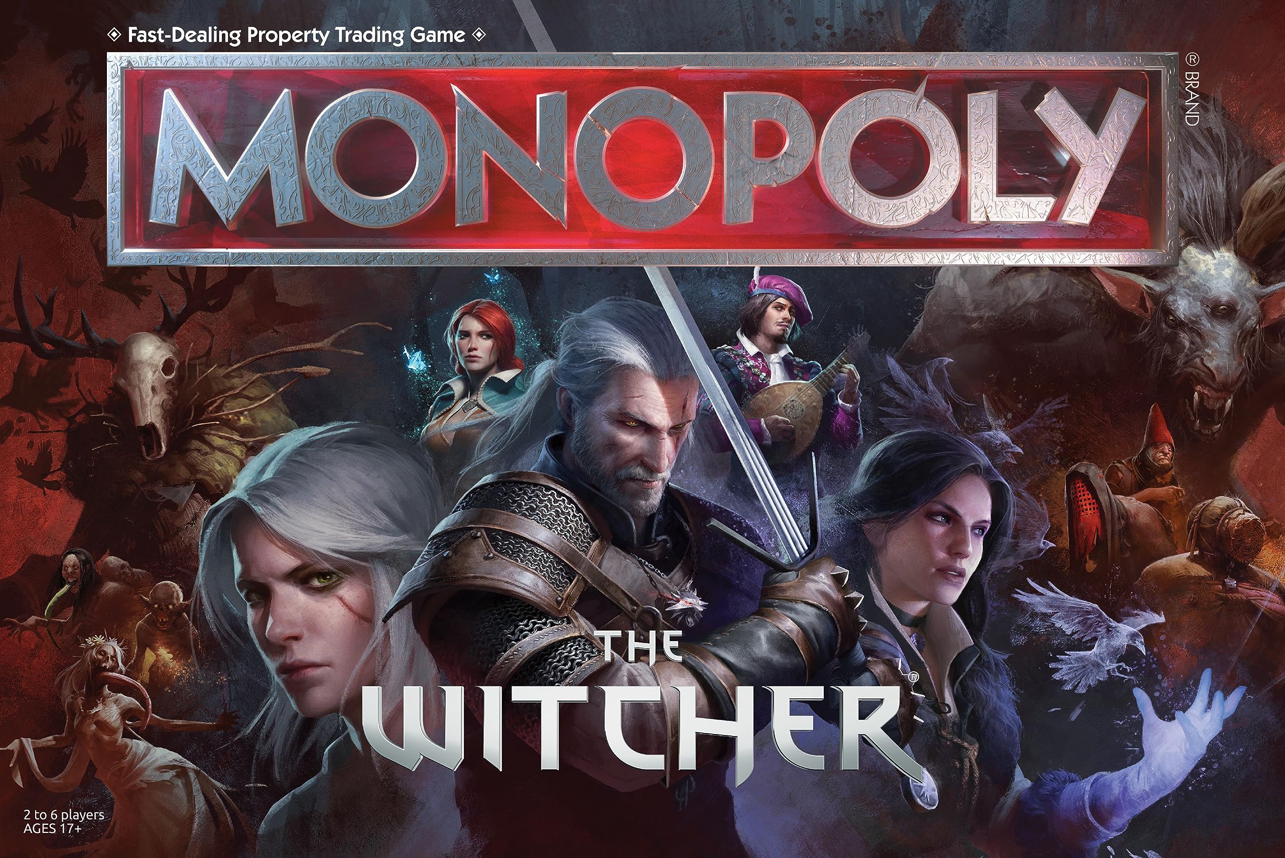 Foto 6 pulgar | Juego de Mesa Monopoly The Witcher con Licencia Oficial - Venta Internacional