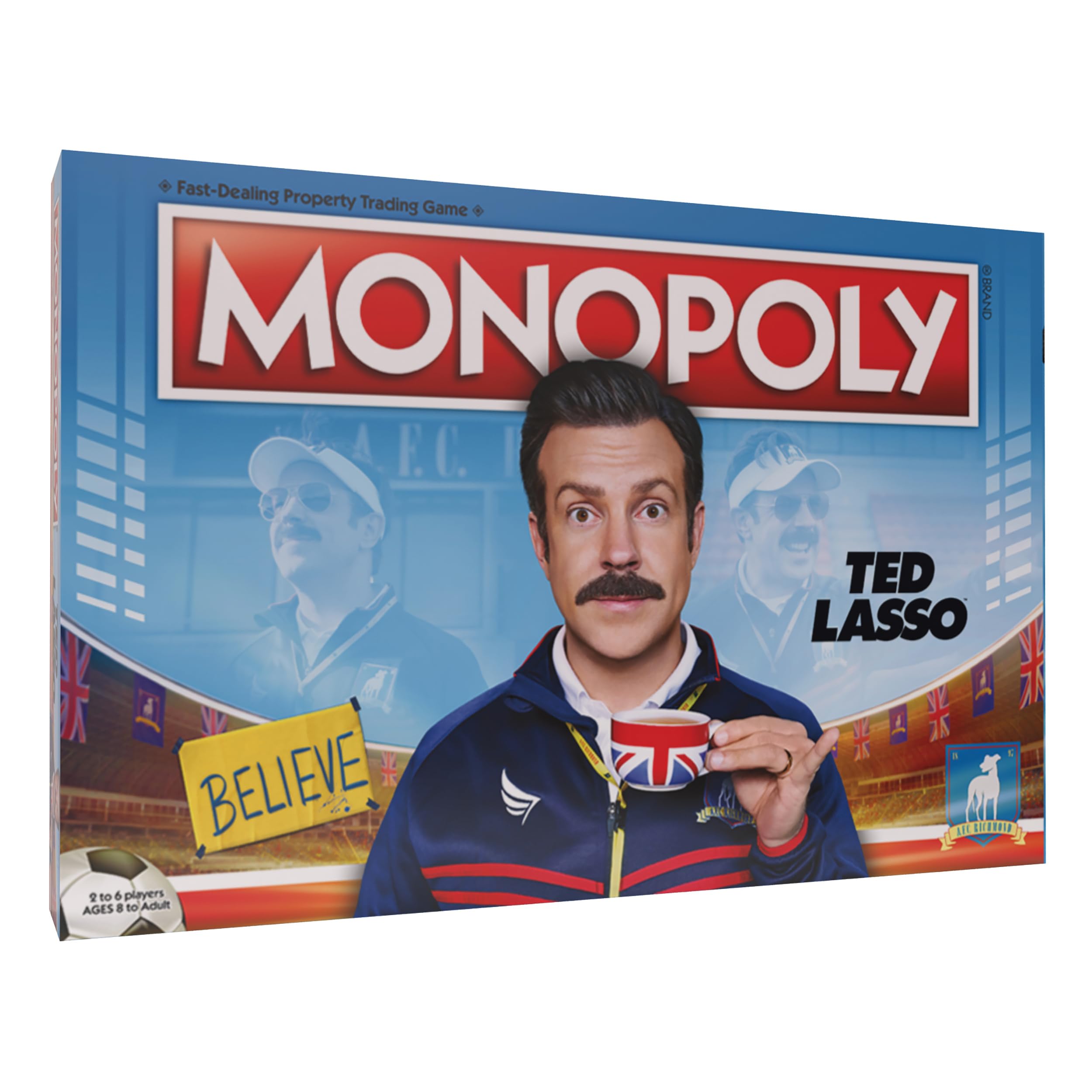 Foto 2 pulgar | Juego de Mesa Usaopoly Monopoly Ted Lasso con Licencia Oficial - Venta Internacional