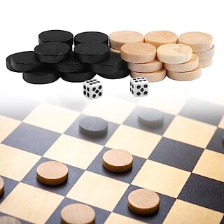 Foto 5 | Accesorios para Juegos Yosoo Health Gear 32 Piezas Draghts Checkers - Venta Internacional