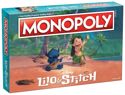 Foto 1 | Juego de Monopoly Lilo & Stitch de Disney - Versión tropical para 2-6 jugadores
