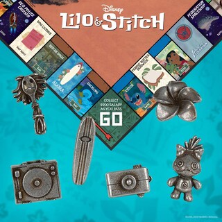 Foto 4 | Juego de Monopoly Lilo & Stitch de Disney - Versión tropical para 2-6 jugadores