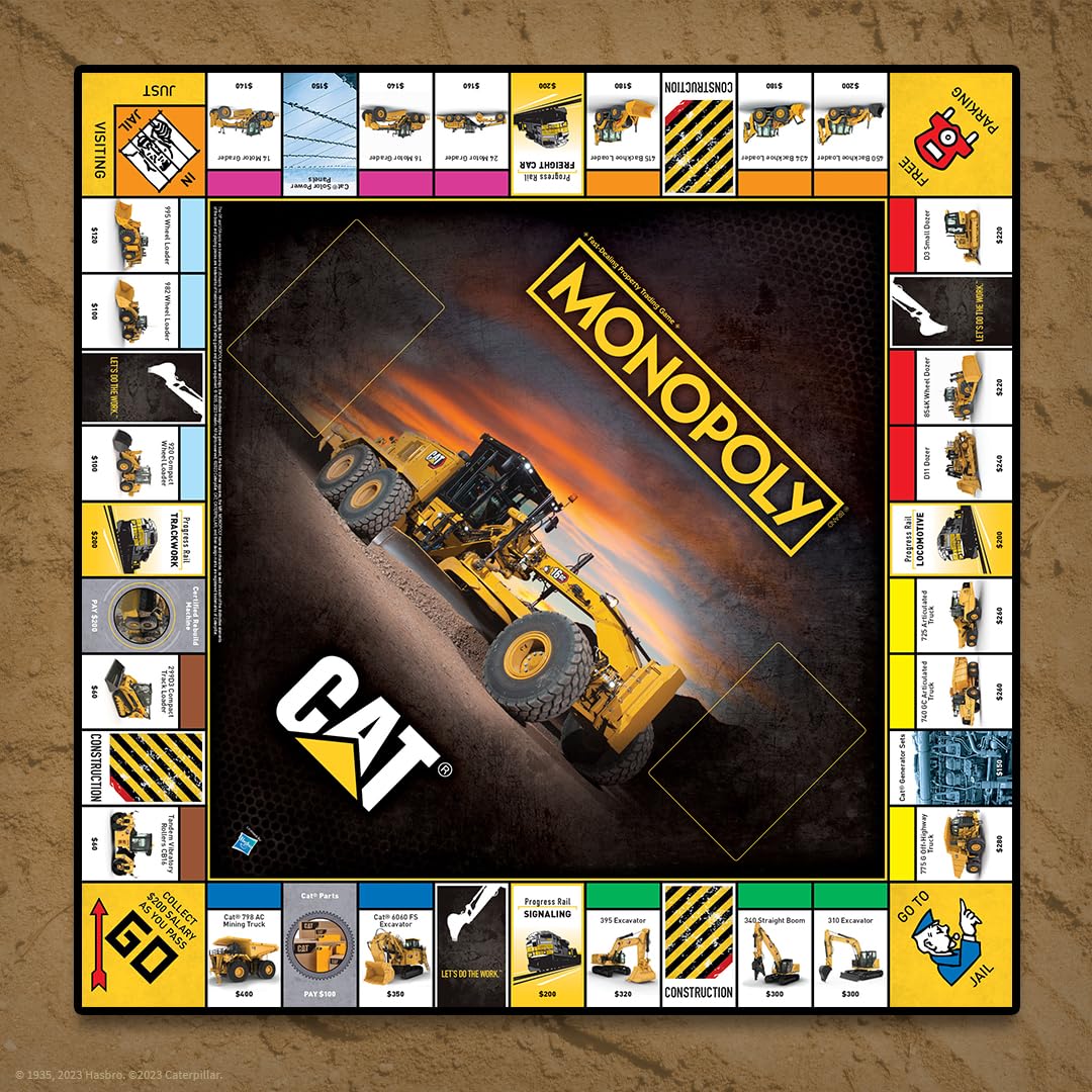 Foto 4 pulgar | Juego de Mesa Usaopoly Monopoly Caterpillar - Venta Internacional