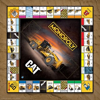 Foto 3 | Juego de Mesa Usaopoly Monopoly Caterpillar - Venta Internacional