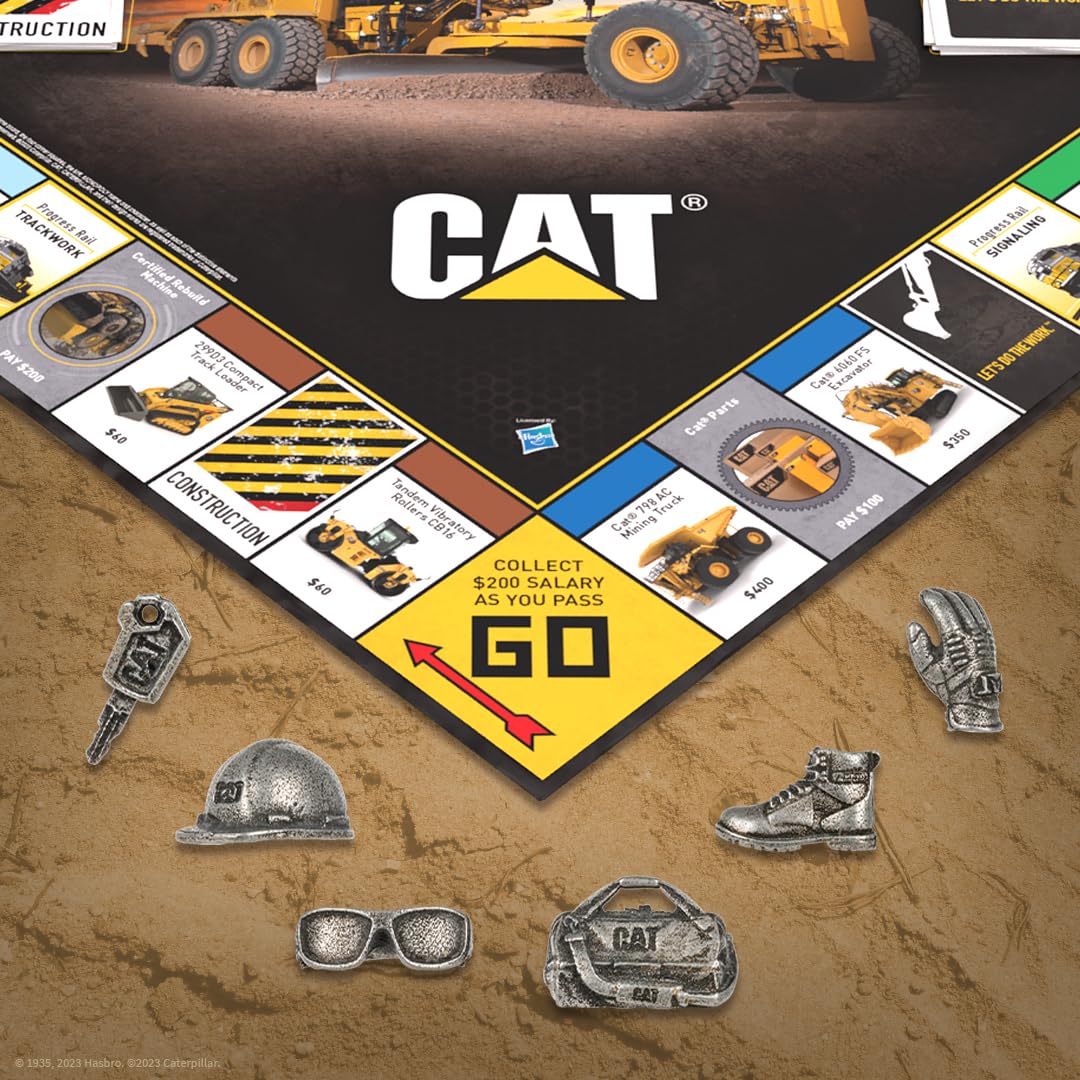 Foto 4 | Juego de Mesa Usaopoly Monopoly Caterpillar - Venta Internacional