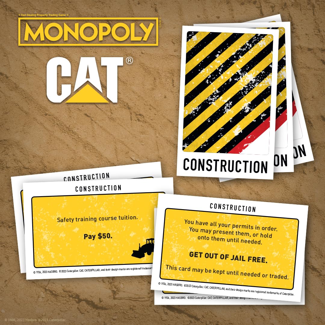 Foto 6 pulgar | Juego de Mesa Usaopoly Monopoly Caterpillar - Venta Internacional