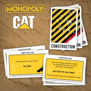 Foto 5 | Juego de Mesa Usaopoly Monopoly Caterpillar - Venta Internacional