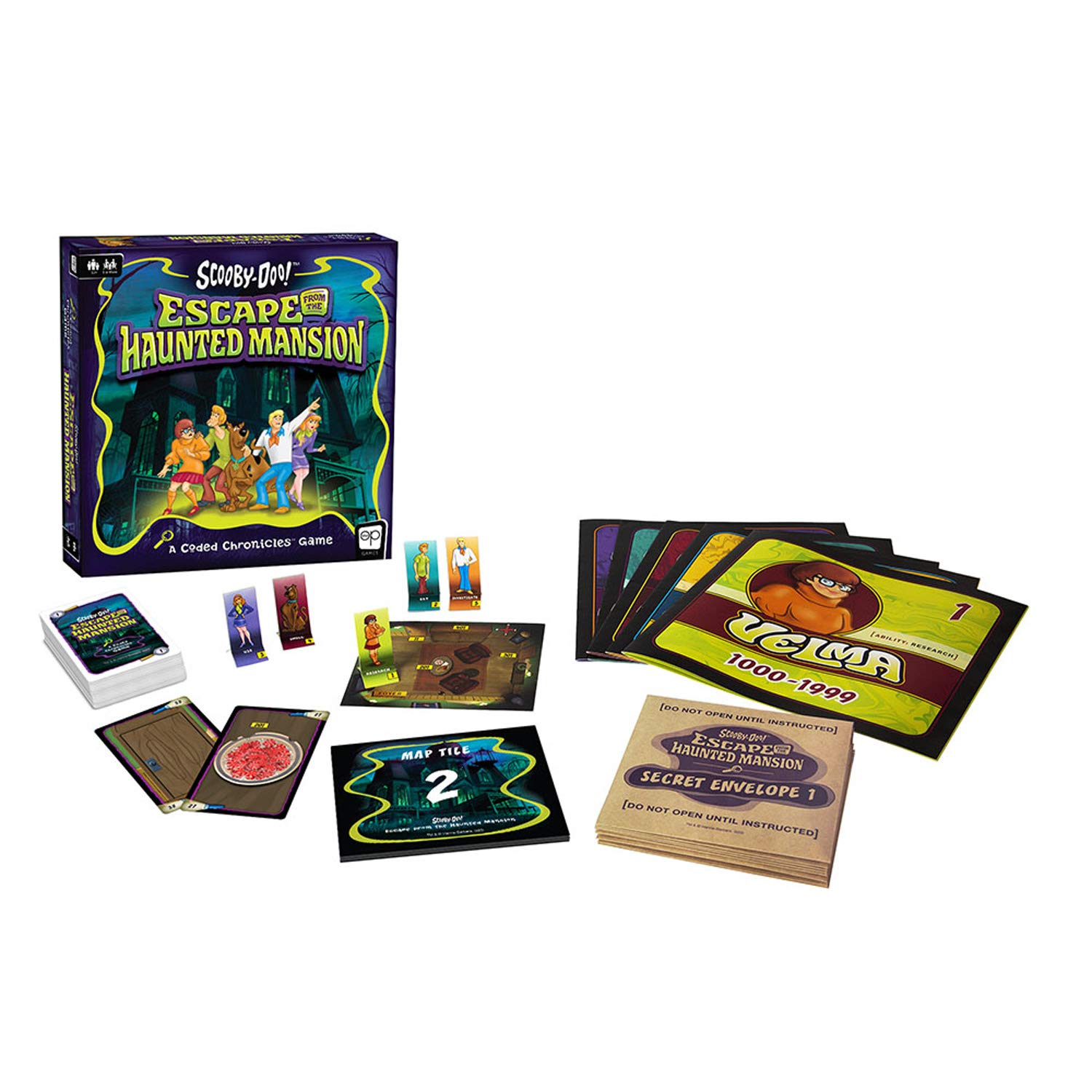 Foto 3 pulgar | Juego de Escape Usaopoly Scooby-doo: Escape From The Haunted Mansion Coded Chronicles - Venta Internacional