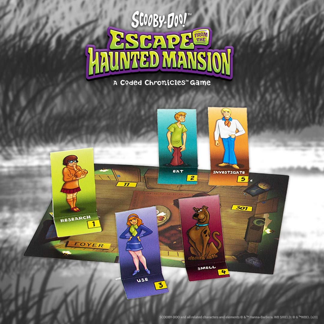 Foto 4 pulgar | Juego de Escape Usaopoly Scooby-doo: Escape From The Haunted Mansion Coded Chronicles - Venta Internacional