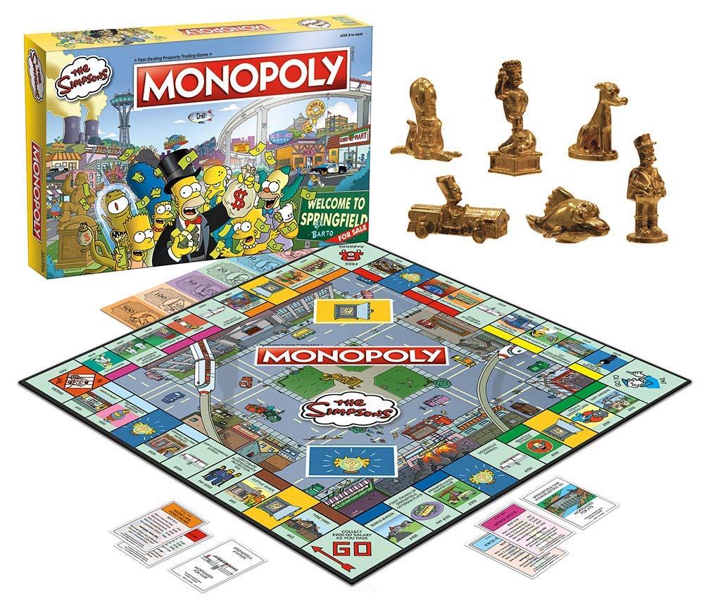 Juego de Mesa Monopoly The Simpsons Edition - Venta Internacional