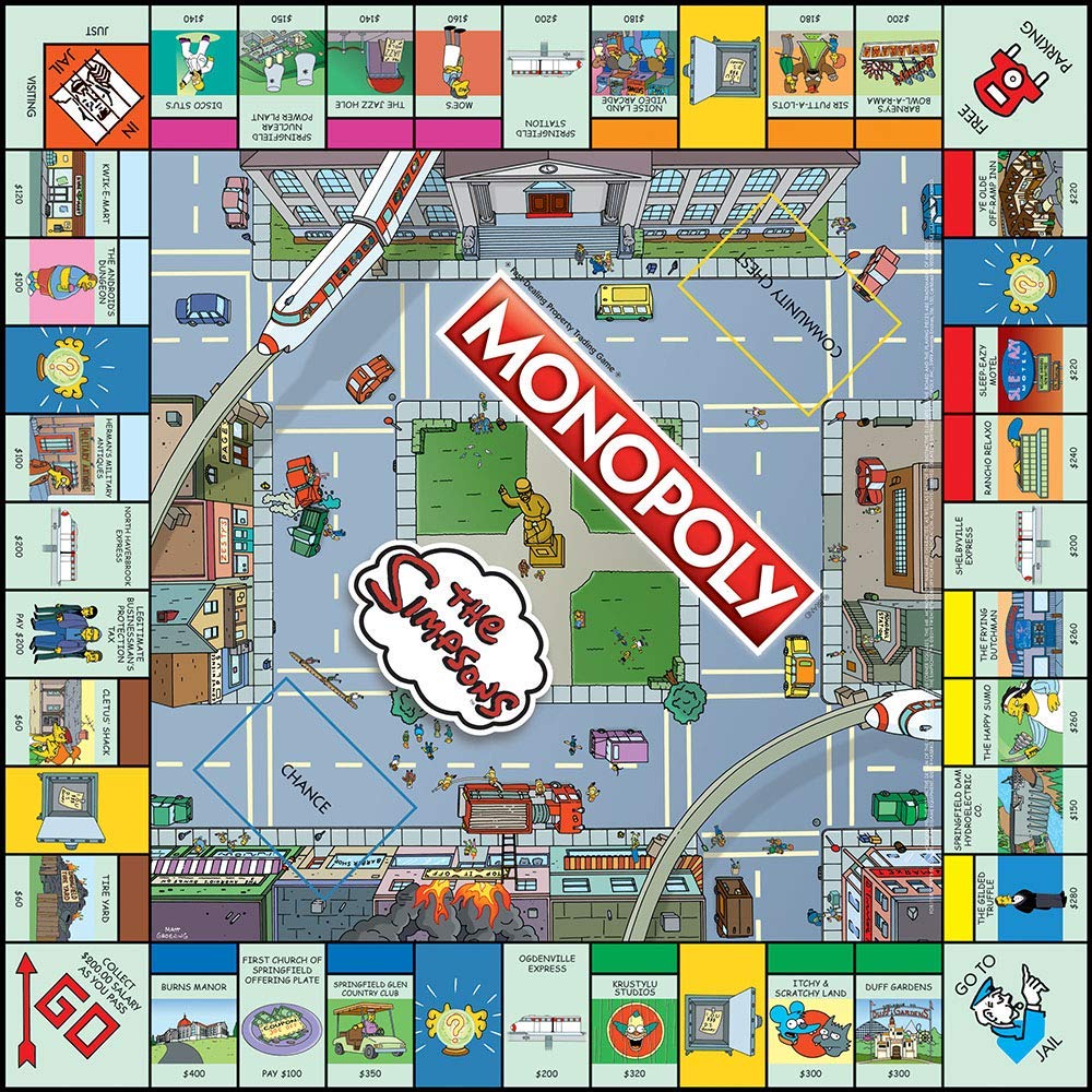 Foto 5 pulgar | Juego de Mesa Monopoly The Simpsons Edition - Venta Internacional