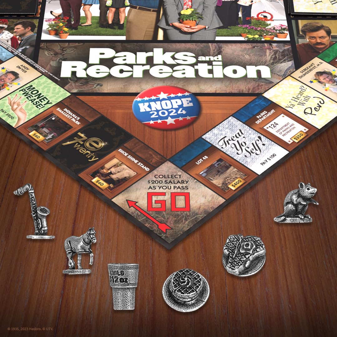 Foto 4 pulgar | Juego de Mesa Monopoly Parks & Recreation Edition - Venta Internacional