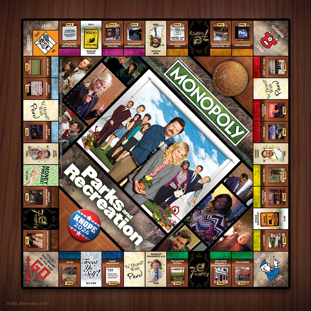 Foto 5 | Juego de Mesa Monopoly Parks & Recreation Edition - Venta Internacional
