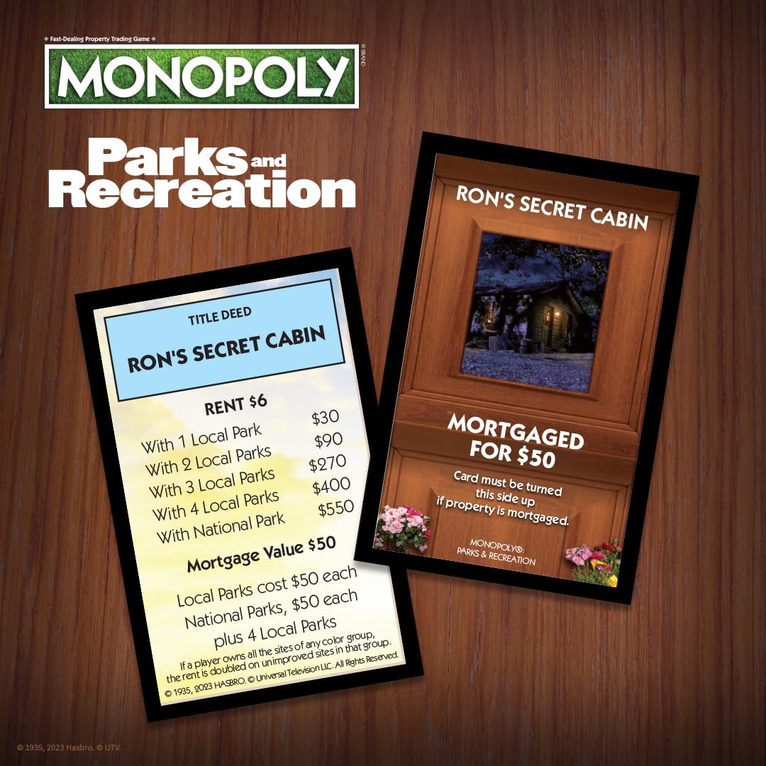 Foto 8 pulgar | Juego de Mesa Monopoly Parks & Recreation Edition - Venta Internacional