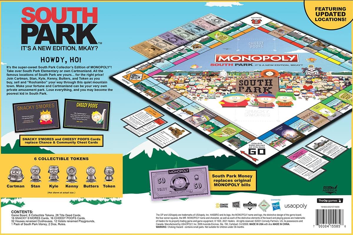 Foto 5 pulgar | Juego de Mesa Monopoly South Park Comedy Central para 2-6 Jugadores - Venta Internacional