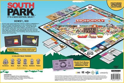 Foto 4 | Juego de Mesa Monopoly South Park Comedy Central para 2-6 Jugadores - Venta Internacional