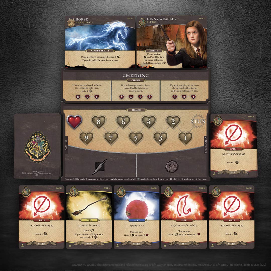 Foto 4 pulgar | Juego de Cartas Usaopoly Harry Potter Hogwarts Battle - Venta Internacional