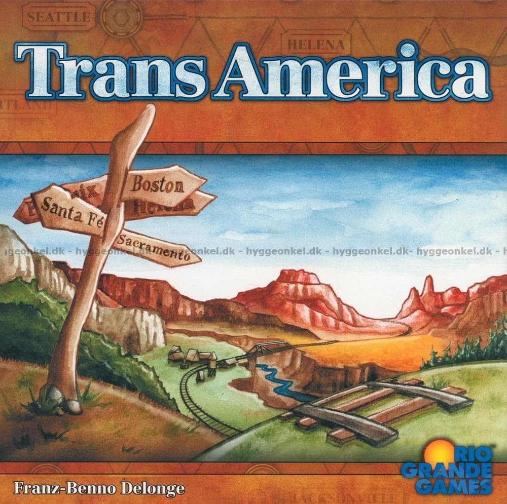 Foto 3 pulgar | Juego De Mesa Río Grande Games Transamérica para Mayores de 8 Años - Venta Internacional