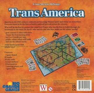 Foto 3 | Juego De Mesa Río Grande Games Transamérica para Mayores de 8 Años - Venta Internacional