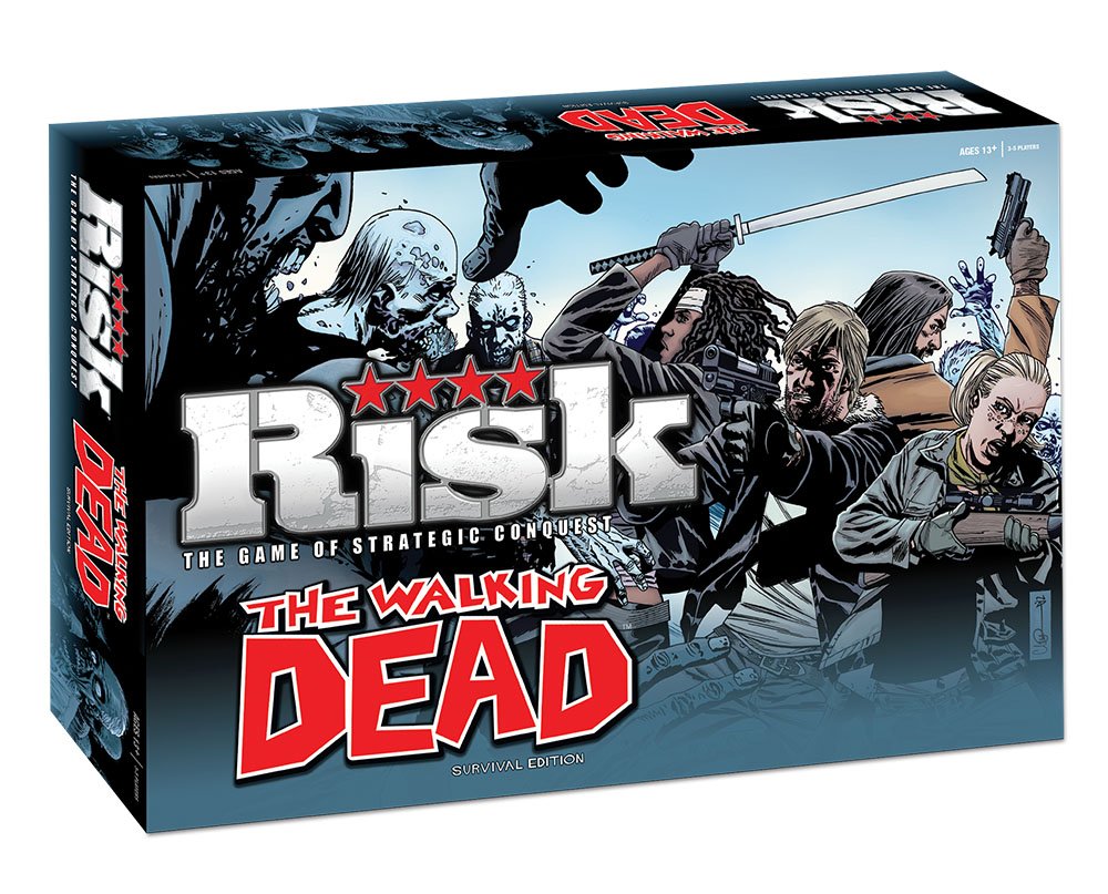 Foto 2 pulgar | Juego de Mesa Usaopoly The Walking Dead Risk Comic Edition - Venta Internacional
