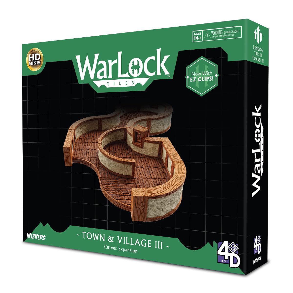 Foto 2 pulgar | Warlock Wizkids Miniescenario Rpg Tiles Town & Village Iii - Venta Internacional