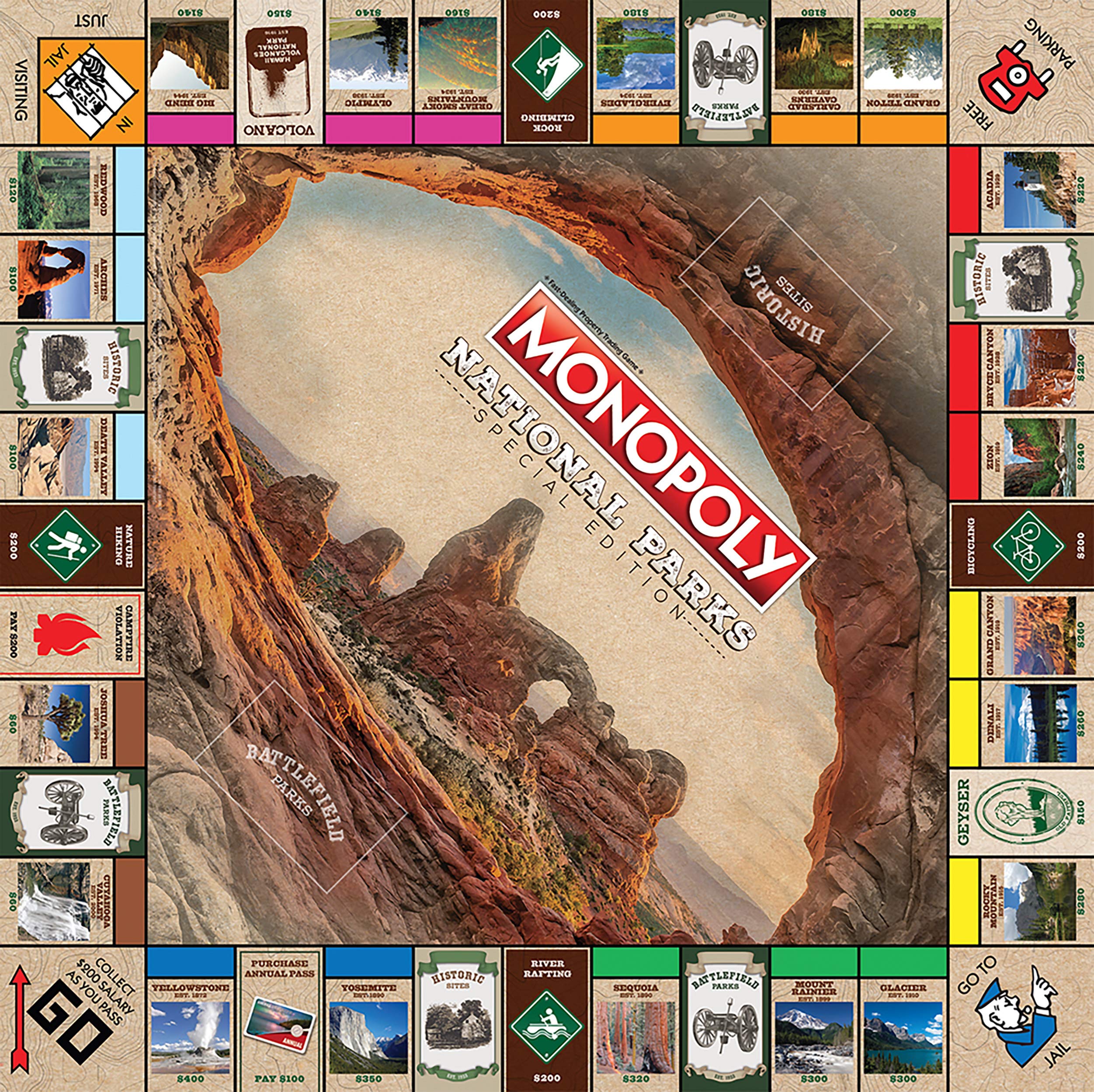 Foto 5 pulgar | Juego de Mesa Usaopoly Monopoly National Parks Edición 2020 - Venta Internacional