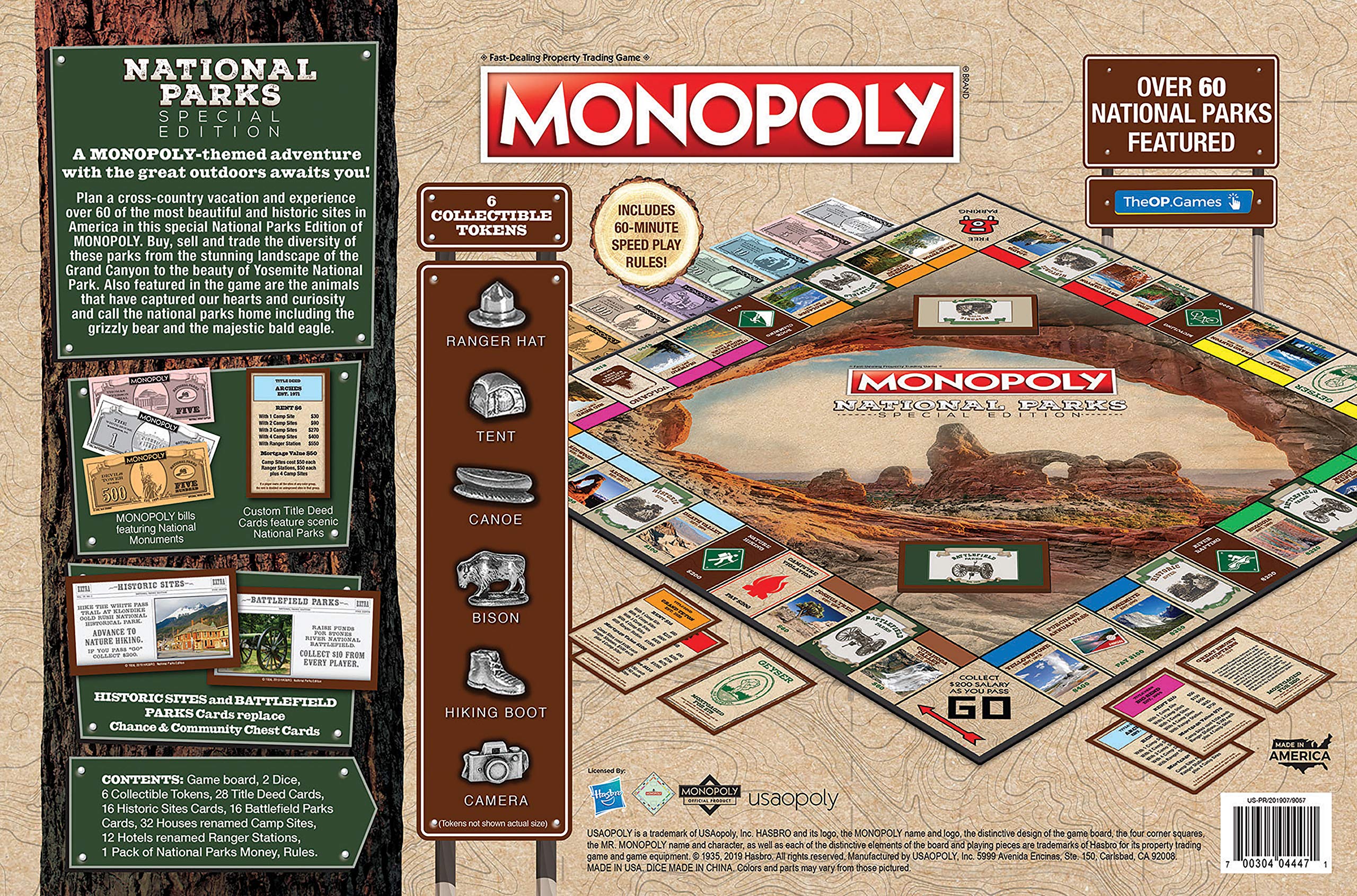 Foto 6 pulgar | Juego de Mesa Usaopoly Monopoly National Parks Edición 2020 - Venta Internacional