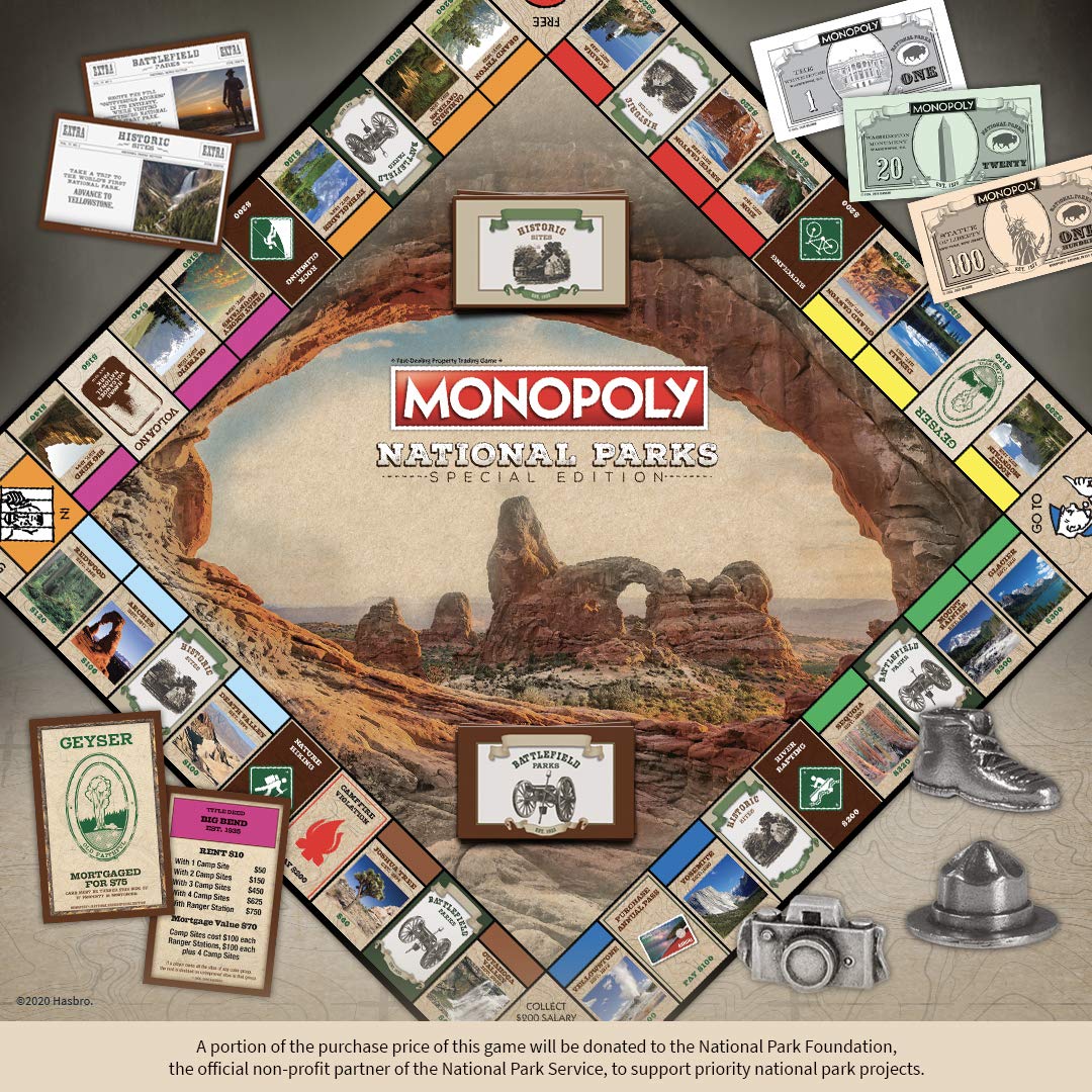 Foto 7 pulgar | Juego de Mesa Usaopoly Monopoly National Parks Edición 2020 - Venta Internacional