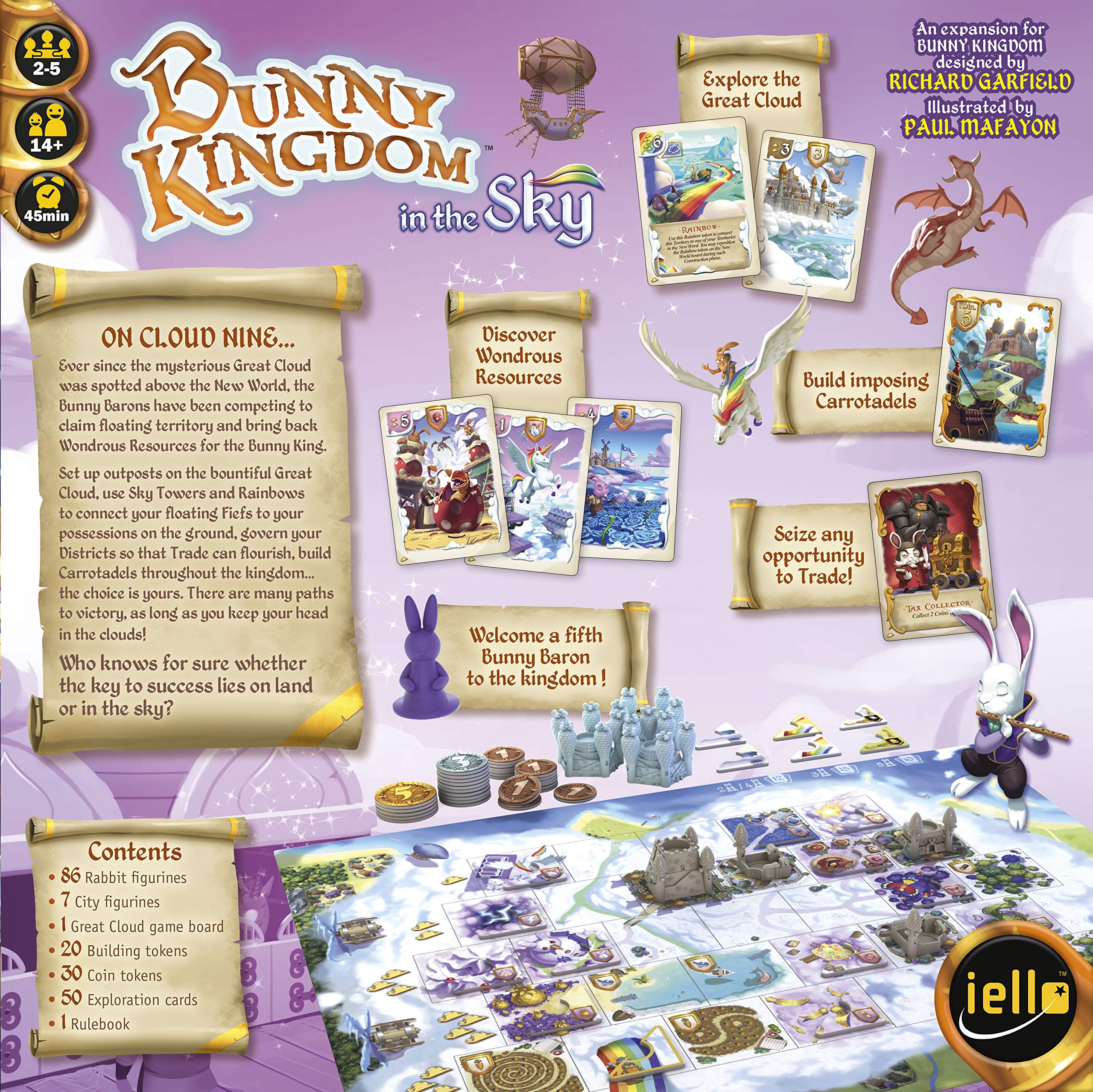 Foto 6 pulgar | Juego de Mesa Iello Bunny Kingdom In The Sky 2-5 Jugadores 14+ - Venta Internacional
