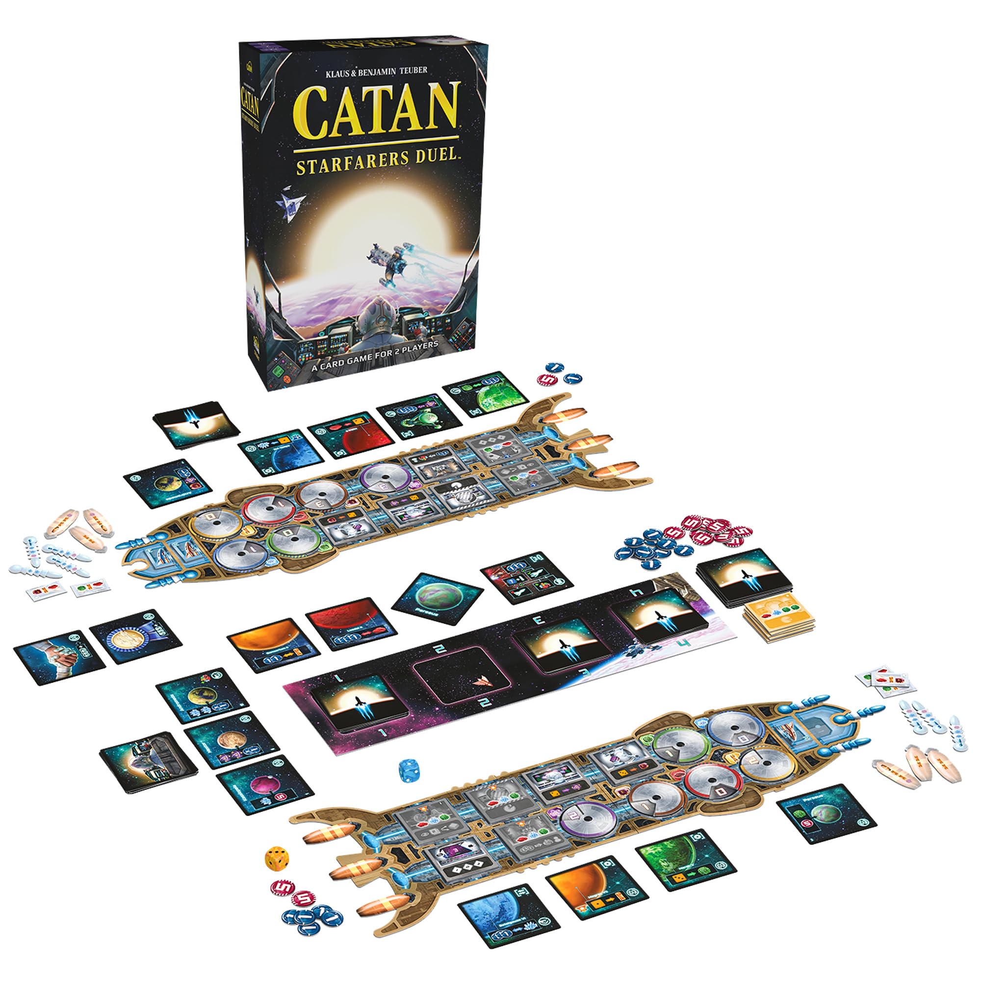 Foto 3 pulgar | Juego de Mesa Catan Starfarers Duel para 2 Jugadores - Venta Internacional