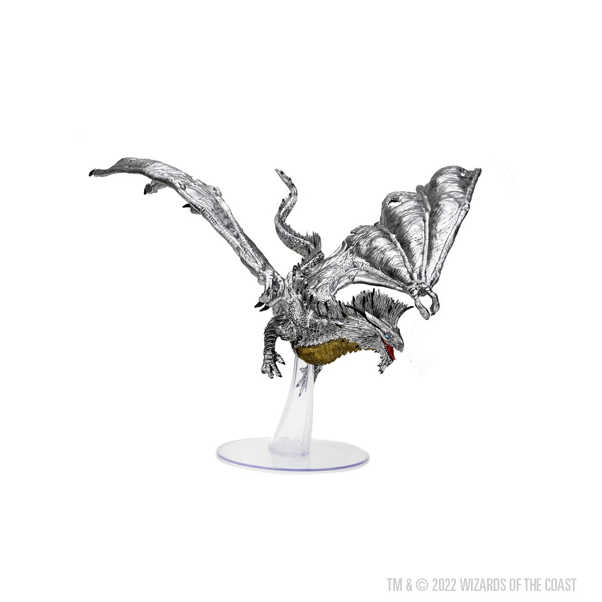 Foto 6 pulgar | Figura Wizkids D&d Icons Of The Realms Silver Dragon Adult - Venta Internacional