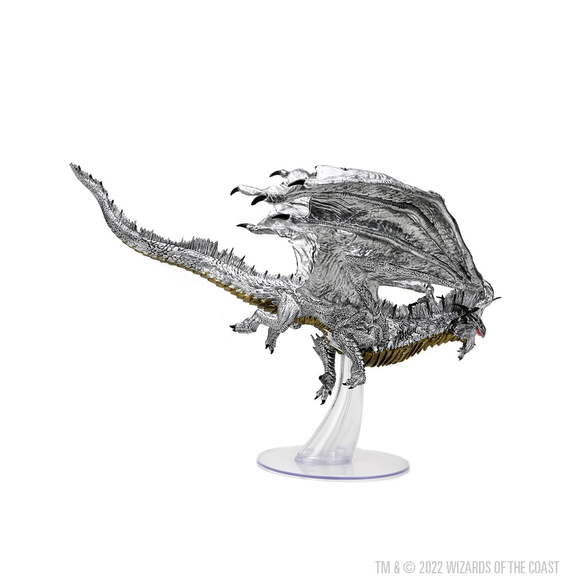 Foto 7 pulgar | Figura Wizkids D&d Icons Of The Realms Silver Dragon Adult - Venta Internacional