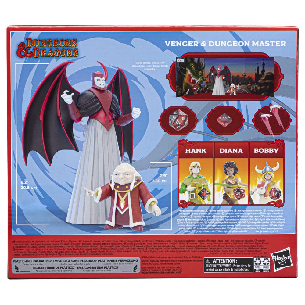 Foto 5 pulgar | Juguete Hasbro Dungeons & Dragons Cartoon Classics Dungeon Master & Venger - Venta Internacional