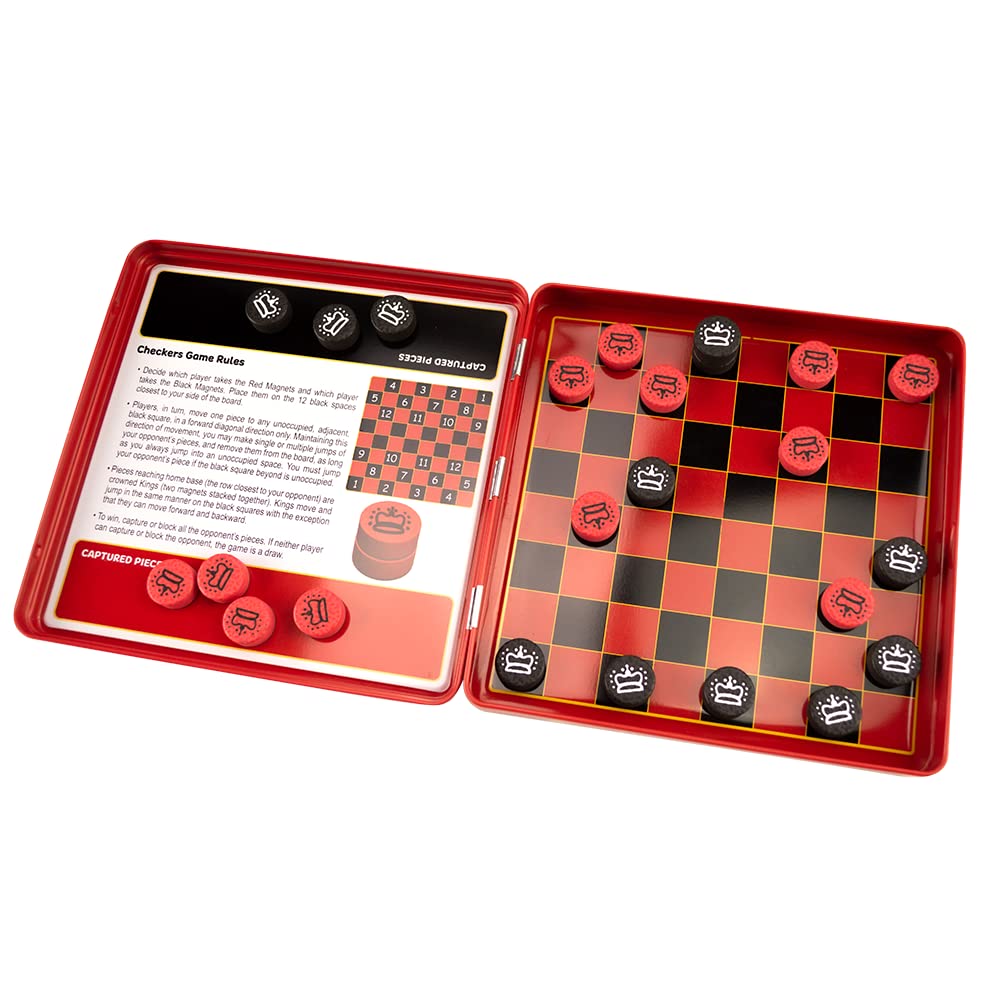 Foto 4 pulgar | Juego de Viaje Magnético Playmonster Take 'n Play Anywhere Checkers - Venta Internacional