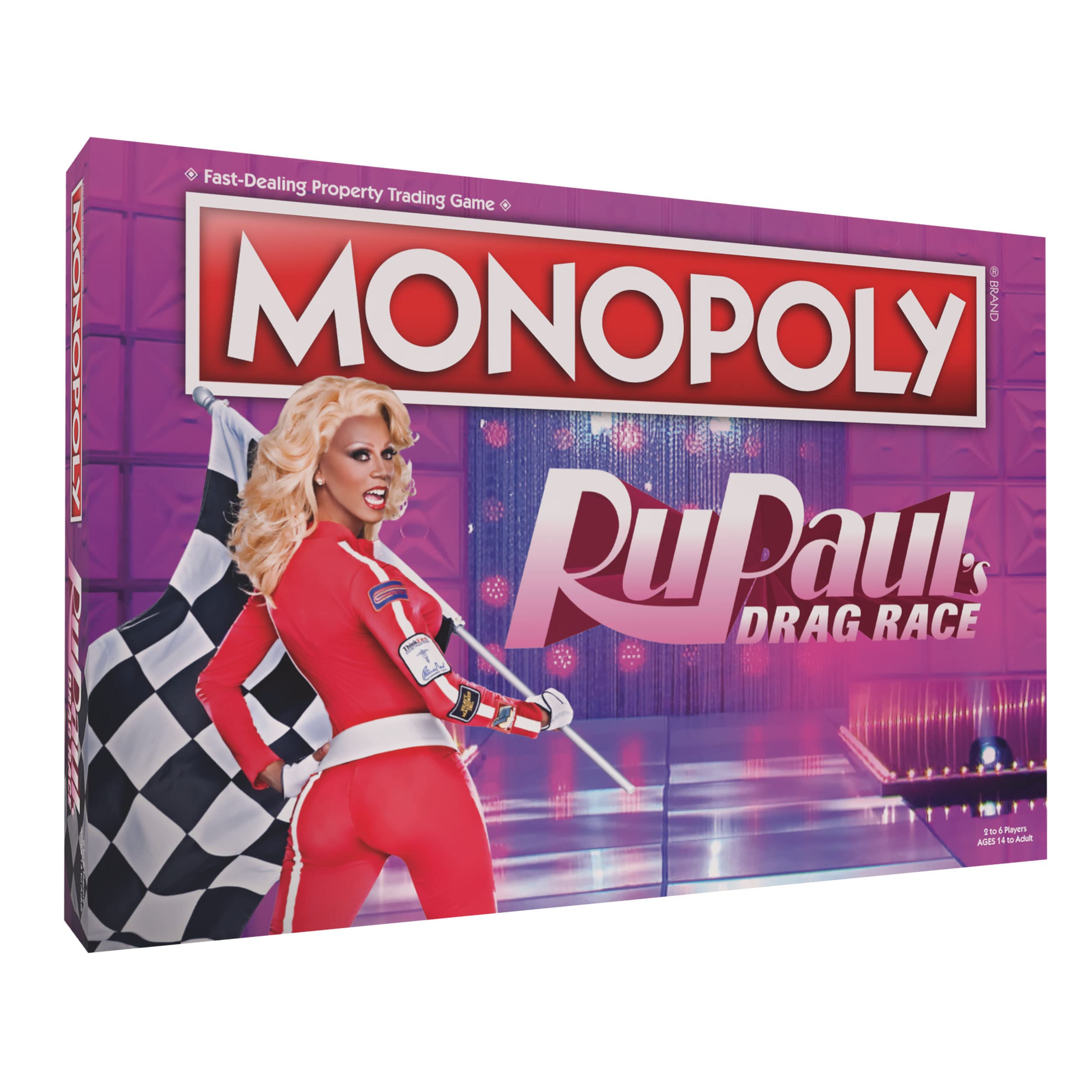 Foto 2 pulgar | Juego de Mesa Usaopoly Monopoly Rupaul's Drag Race para 6 Jugadores - Venta Internacional