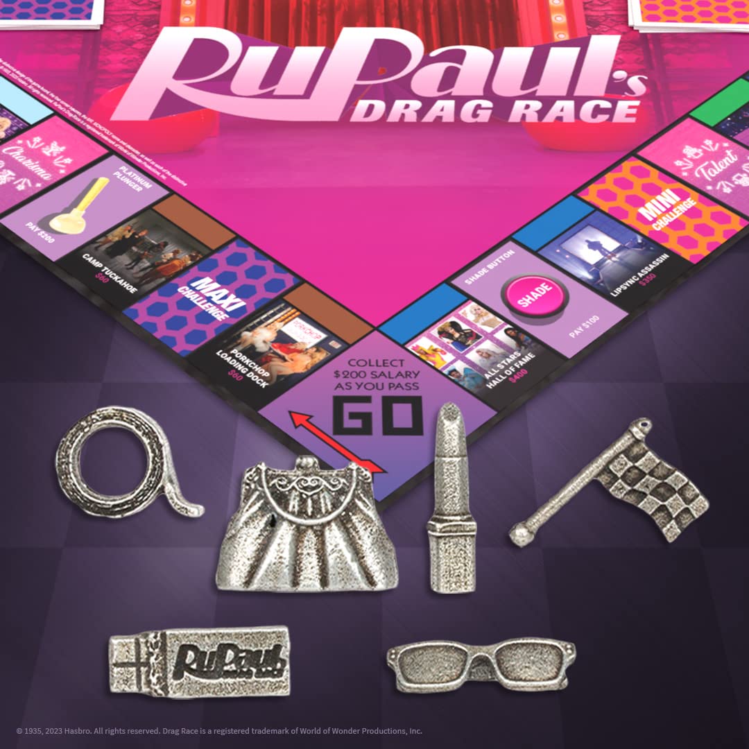 Foto 3 pulgar | Juego de Mesa Usaopoly Monopoly Rupaul's Drag Race para 6 Jugadores - Venta Internacional