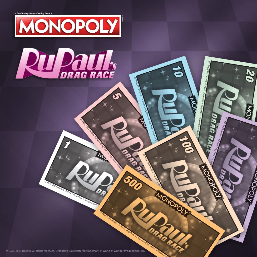 Foto 4 pulgar | Juego de Mesa Usaopoly Monopoly Rupaul's Drag Race para 6 Jugadores - Venta Internacional