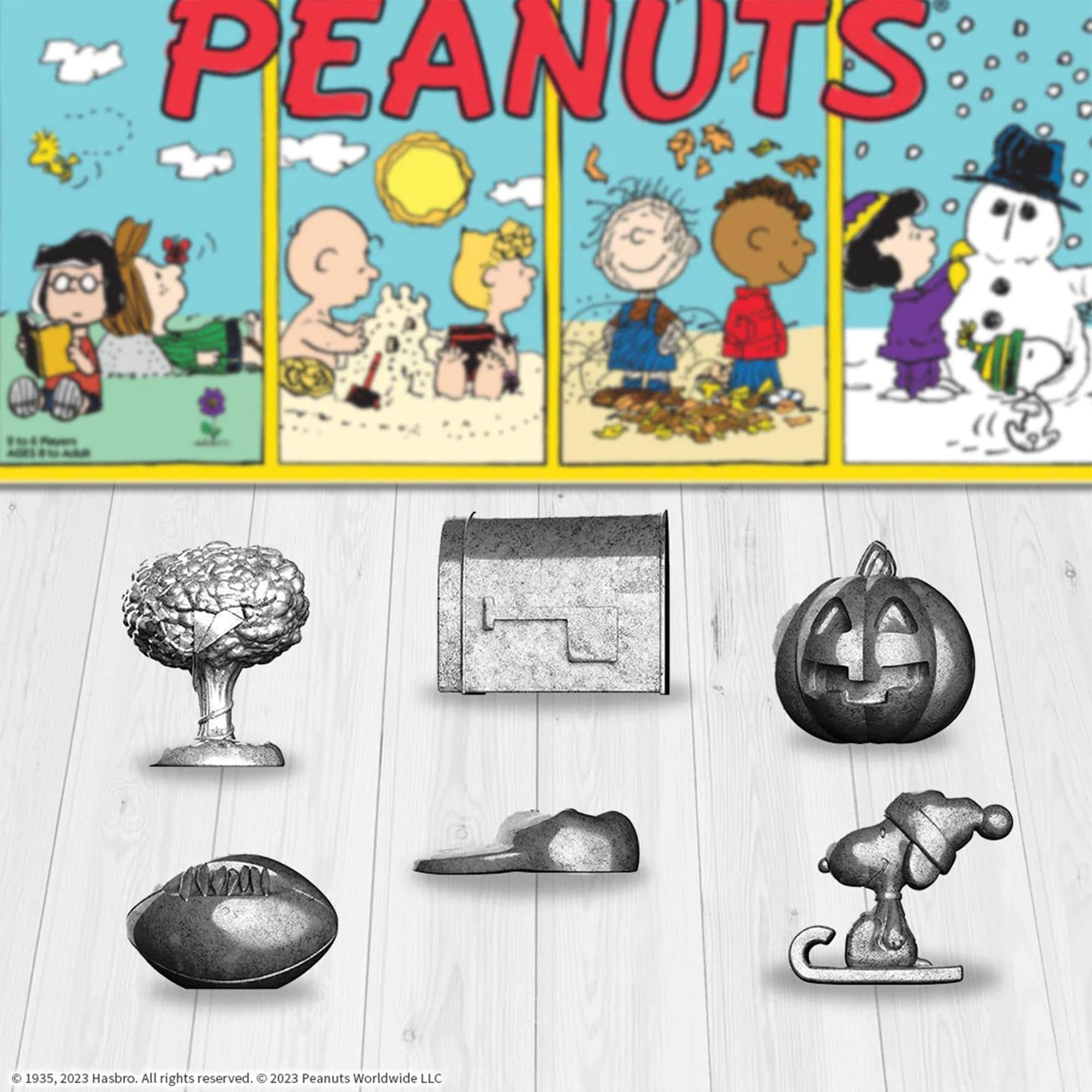 Foto 4 pulgar | Juego de Mesa Monopoly Peanuts Snoopy Sled - Edición Coleccionista