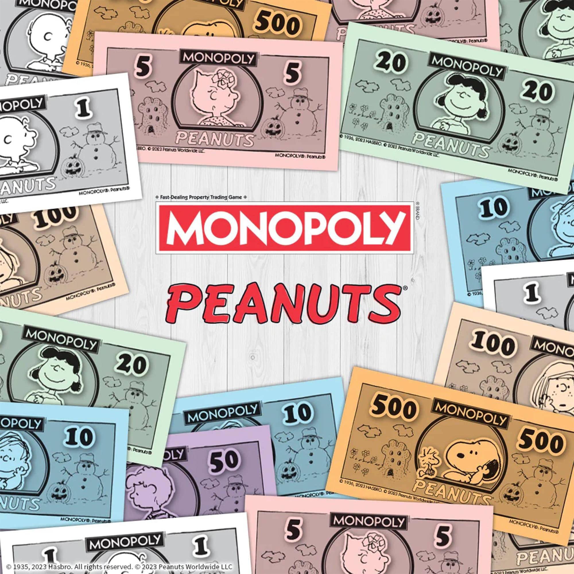 Foto 6 pulgar | Juego de Mesa Monopoly Peanuts Snoopy Sled - Edición Coleccionista