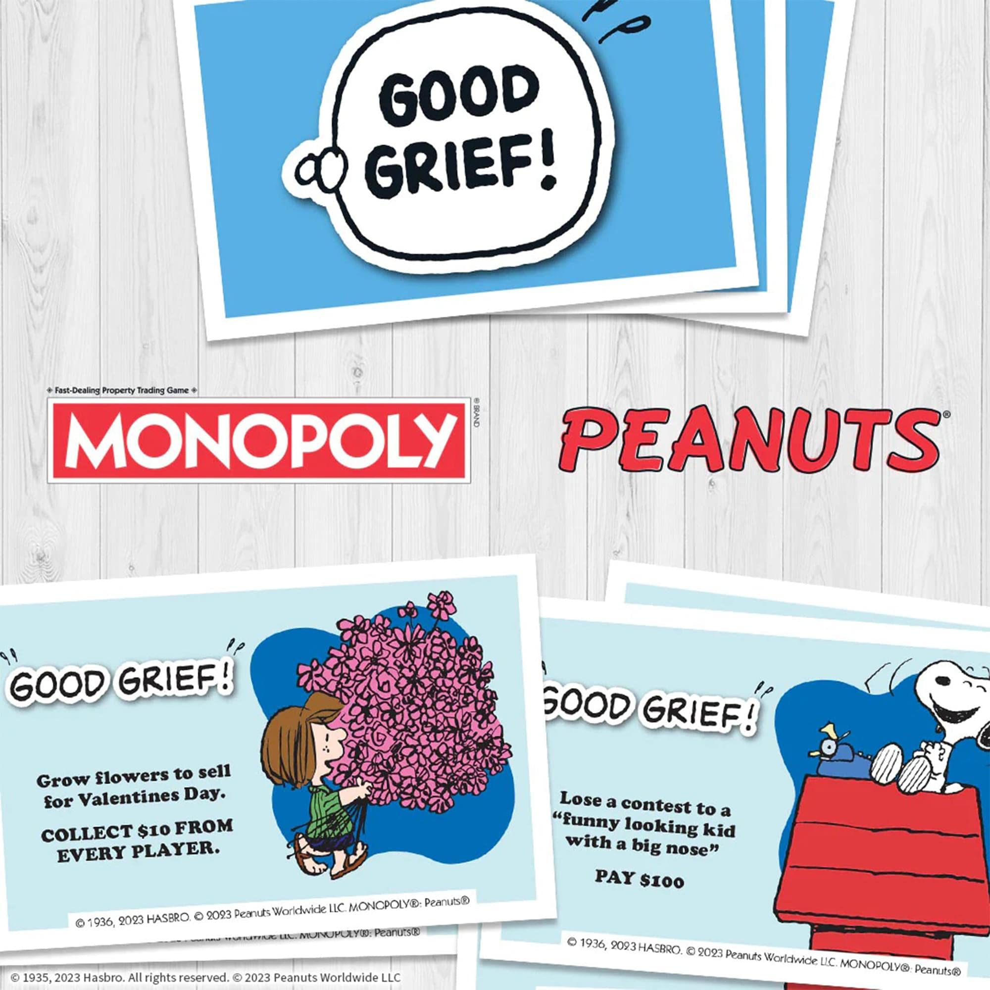 Foto 8 pulgar | Juego de Mesa Monopoly Peanuts Snoopy Sled - Edición Coleccionista