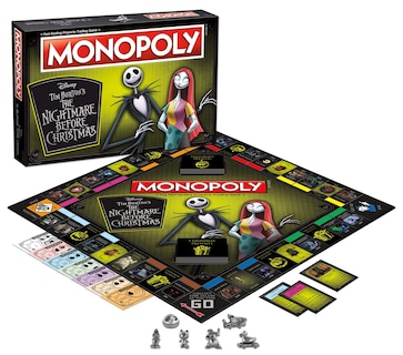 Foto 2 | Juego de Mesa Monopoly Disney Nightmare Before Christmas - Venta Internacional