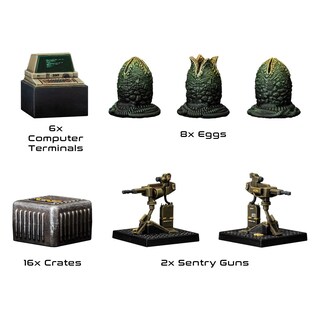 Foto 2 | Miniaturas: Gale Force Nine Aliens: Activos y Peligros 30 mm - Venta Internacional