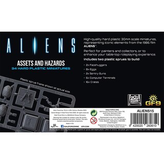 Foto 3 | Miniaturas: Gale Force Nine Aliens: Activos y Peligros 30 mm - Venta Internacional