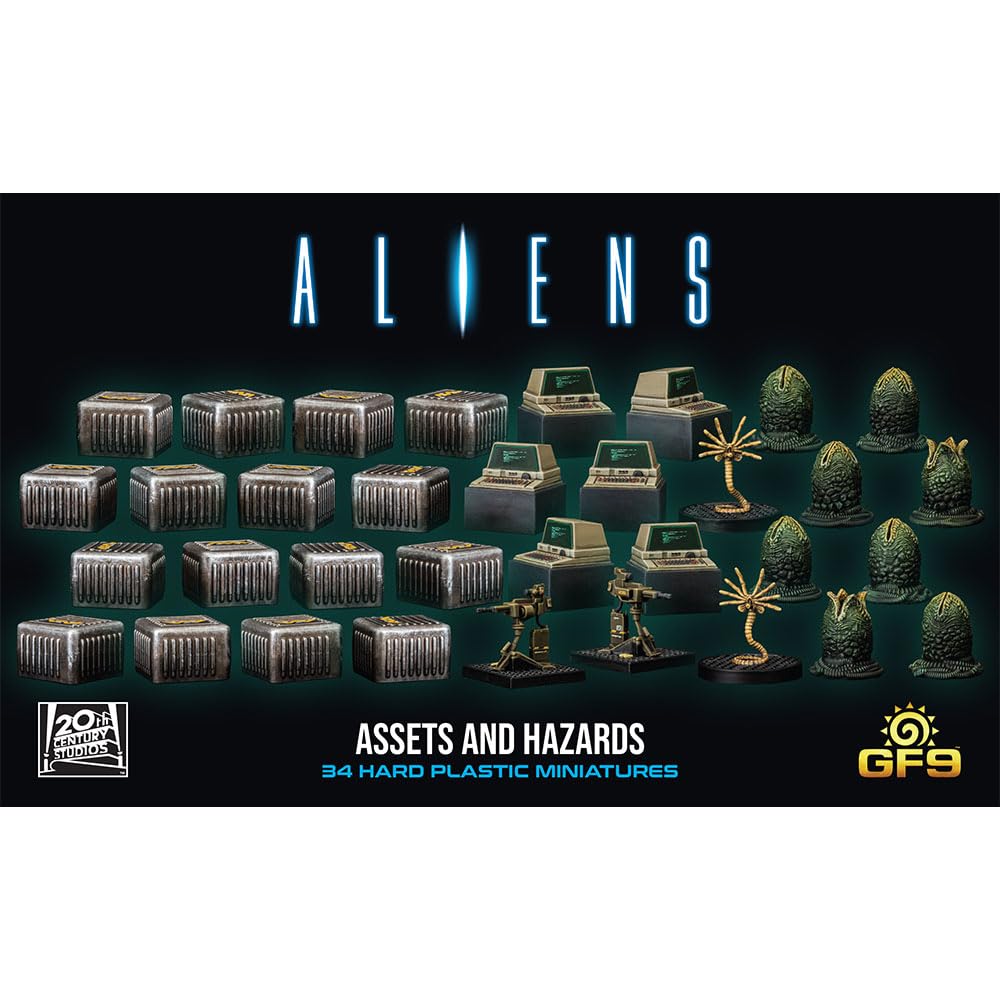Foto 5 pulgar | Miniaturas: Gale Force Nine Aliens: Activos y Peligros 30 mm - Venta Internacional