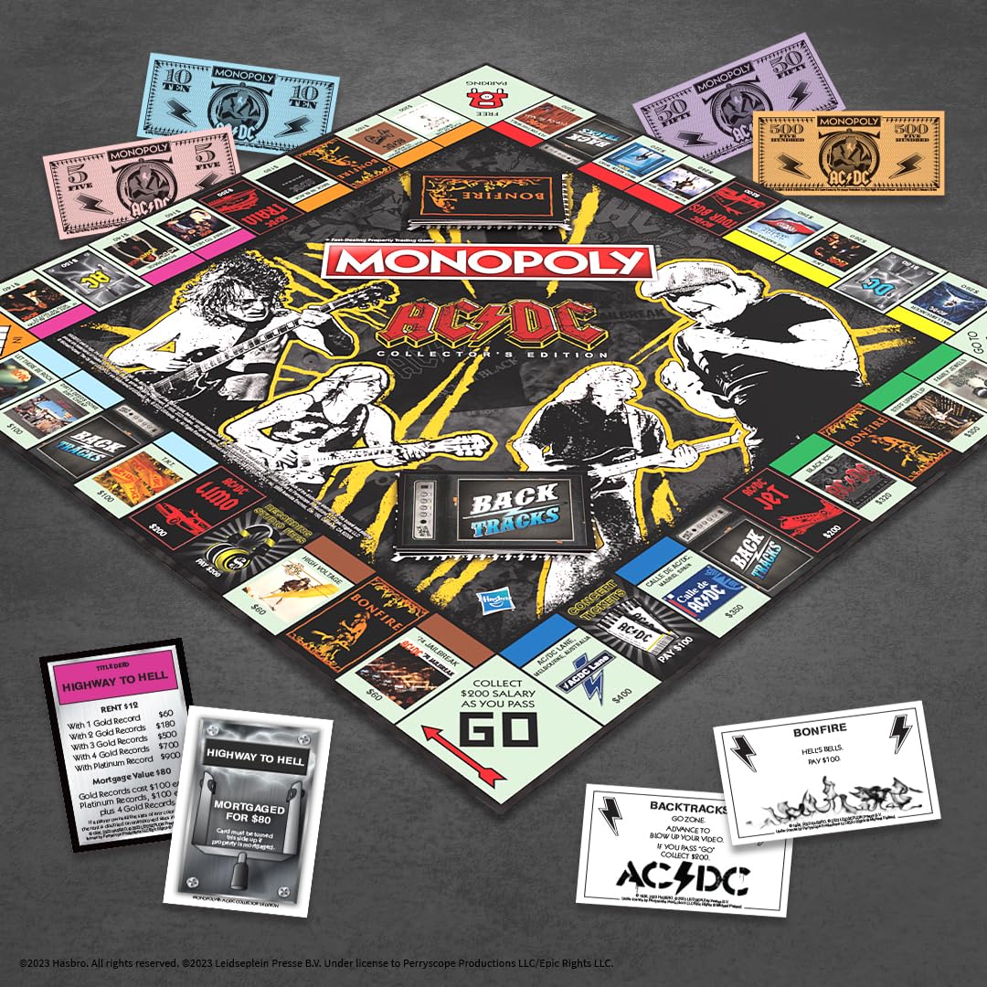 Foto 4 | Juego de Mesa Usapoly Monopoly Ac/dc Collector's Edition - Venta Internacional