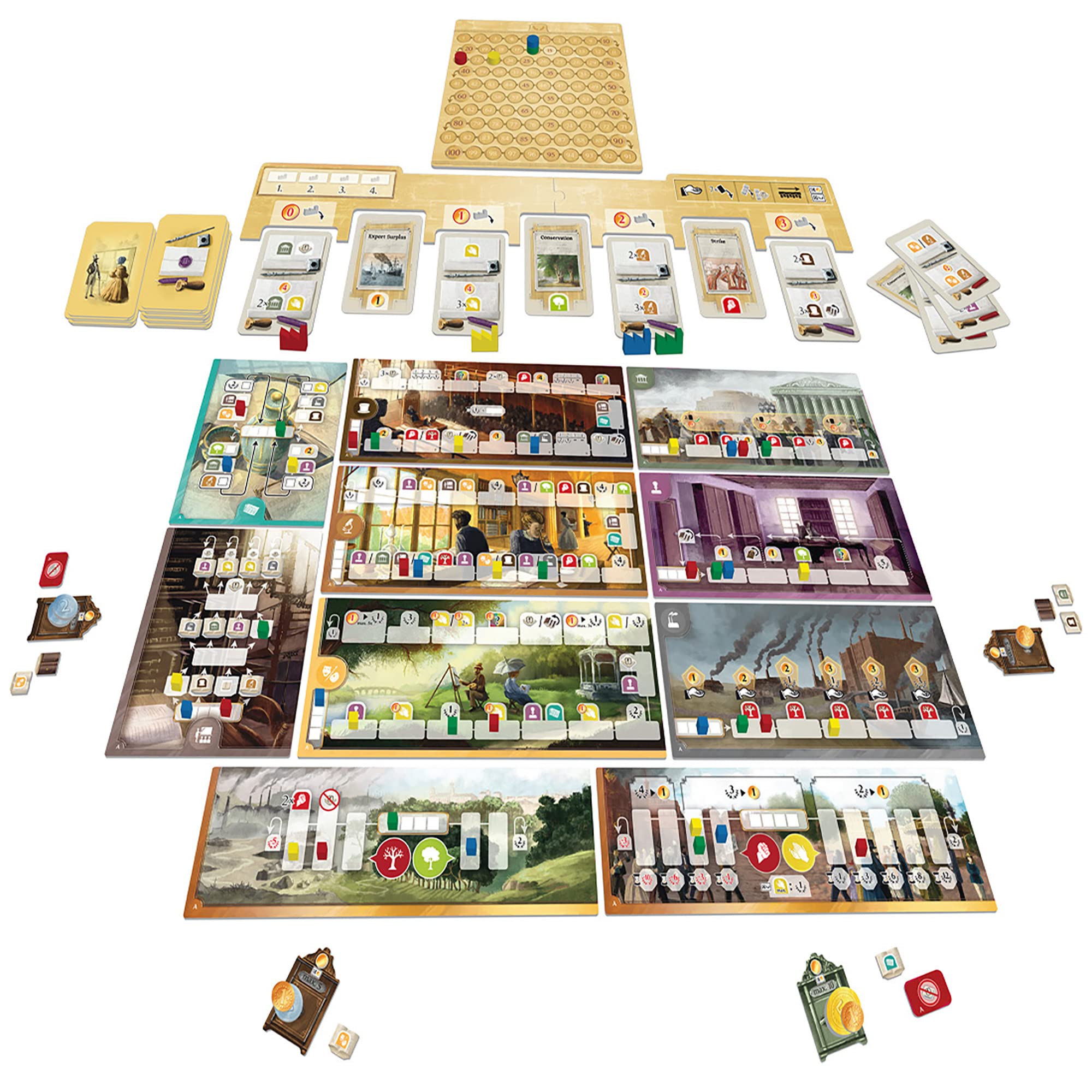 Foto 3 pulgar | Juego De Mesa Capstone Games Rise City Building- Venta Internacional