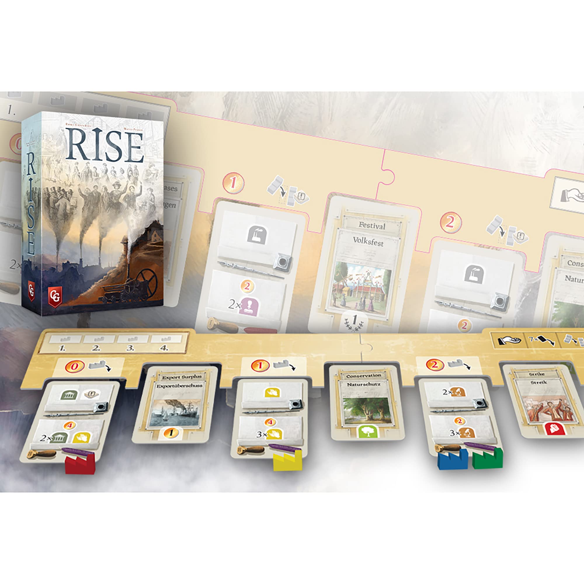 Foto 5 pulgar | Juego De Mesa Capstone Games Rise City Building- Venta Internacional