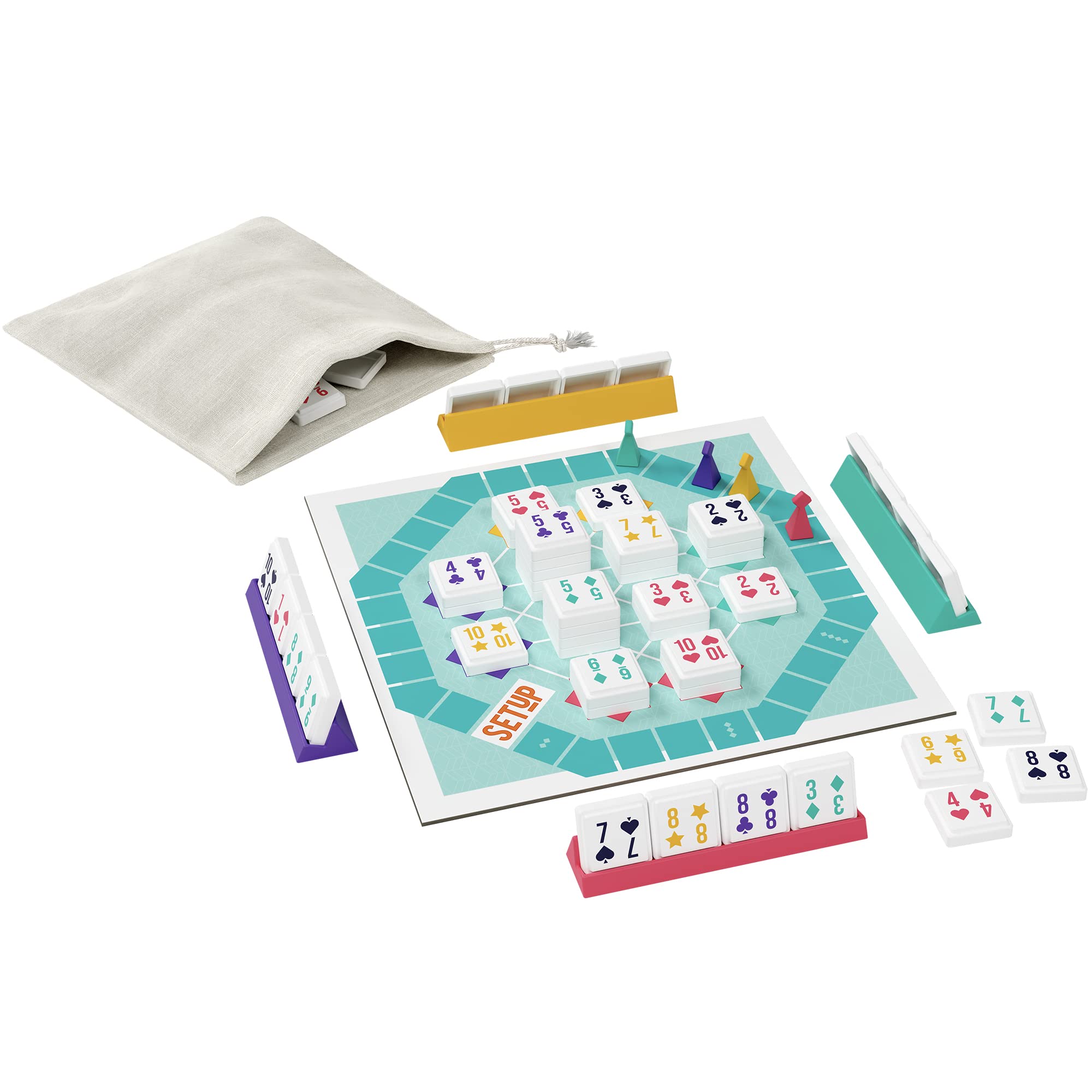Foto 3 pulgar | Juego de Mesa Bezzerwizzer Setup Rummy Style para Mayores de 8 Años
