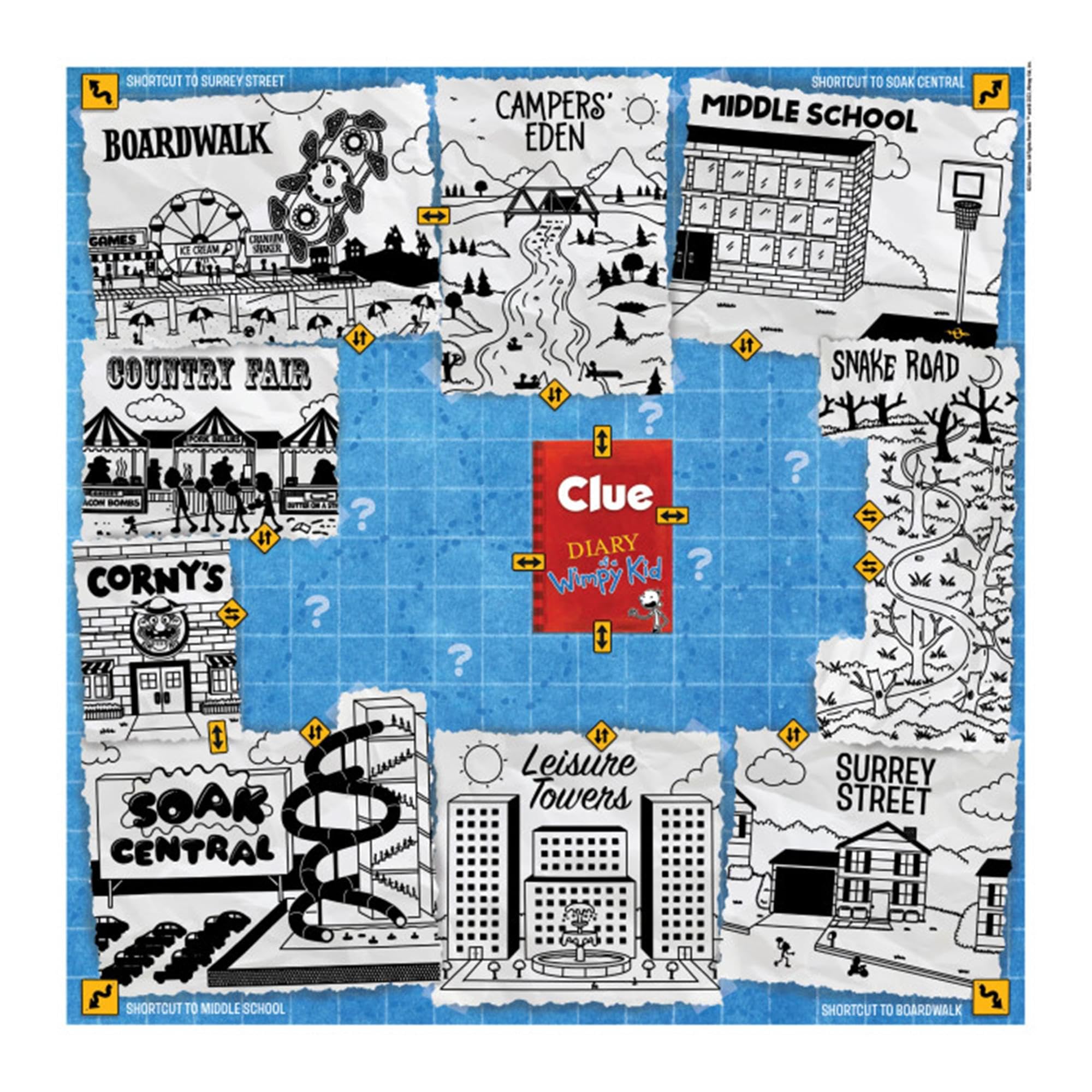 Foto 3 pulgar | Juego de Mesa Usapoly Clue: Diary of a Wimpy Kid - Venta Internacional