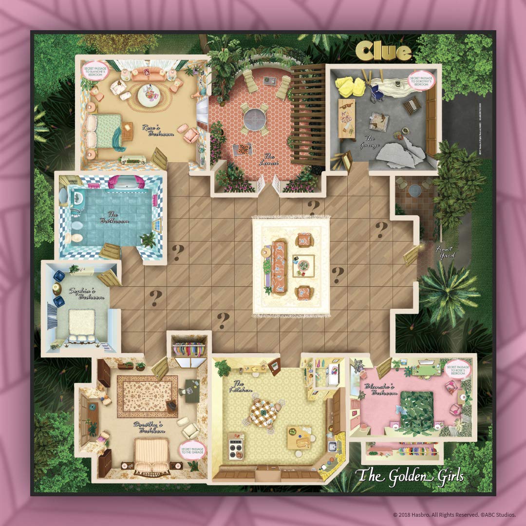 Foto 6 pulgar | Juego de Mesa Clue con Temática The Golden Girls - Venta Internacional